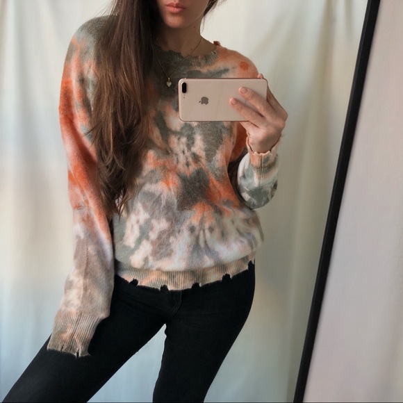 SWEATER tie dye sweatshirt - Picture 7 of 9
